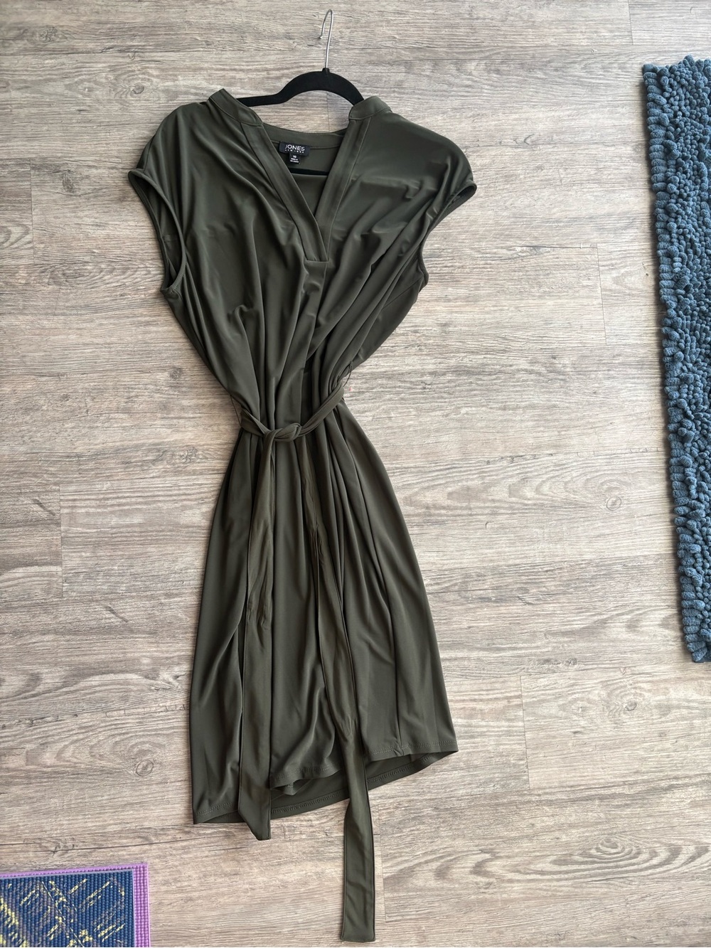 Jones New York Olive Green Midi Dress - size 10